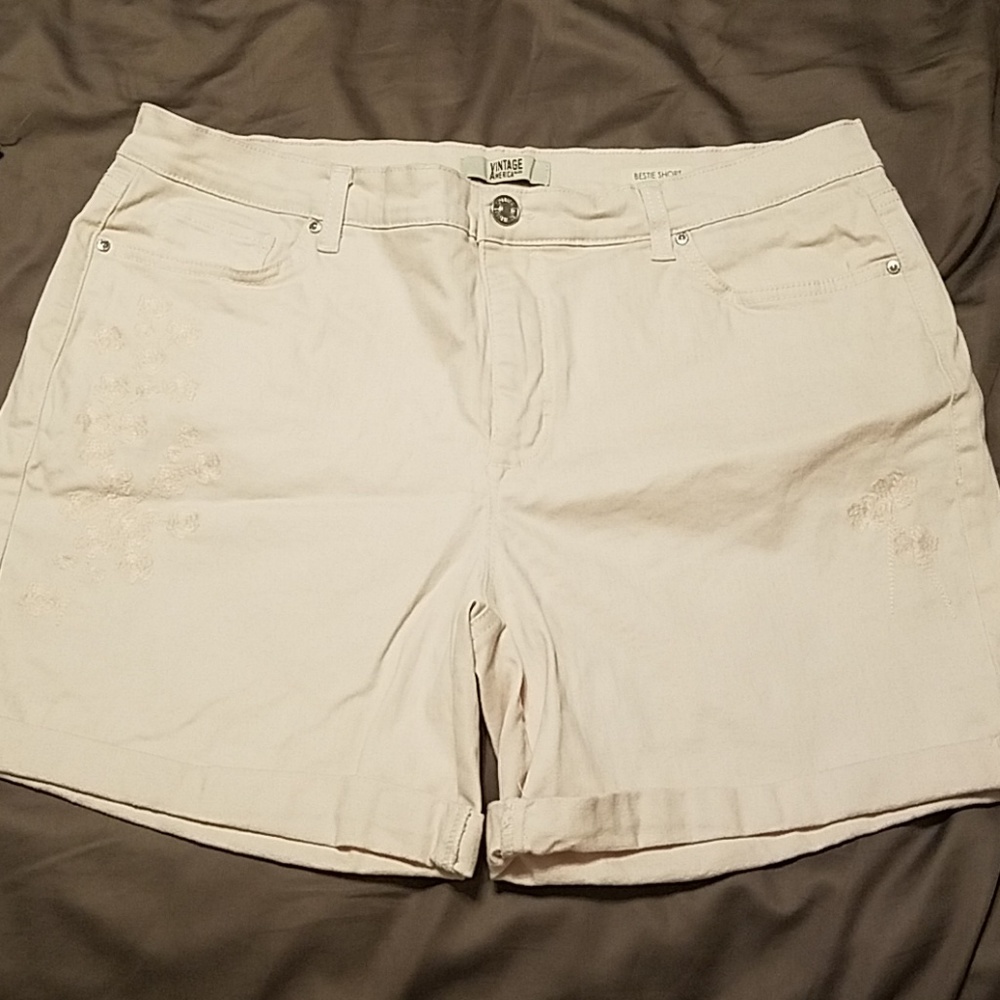 Blush colored shorts
